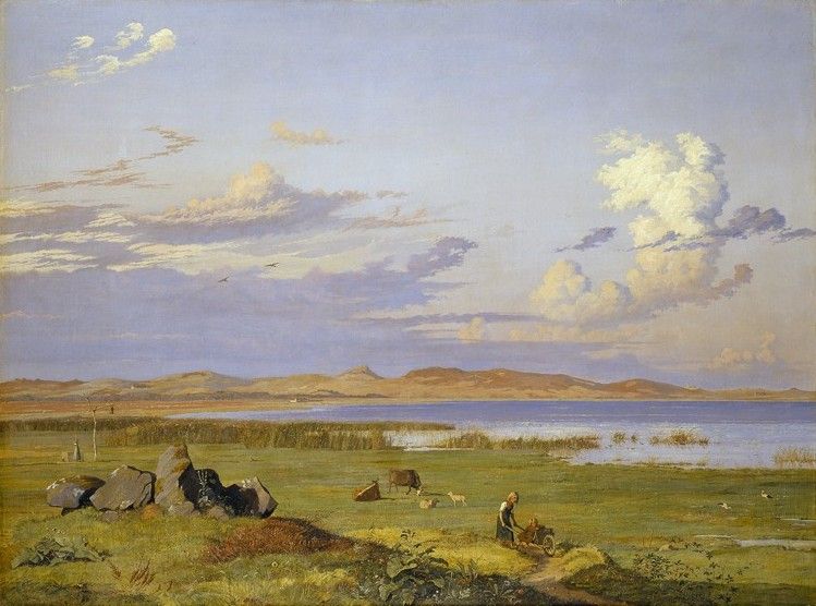 Lundbye landskab ved Arres 1838 